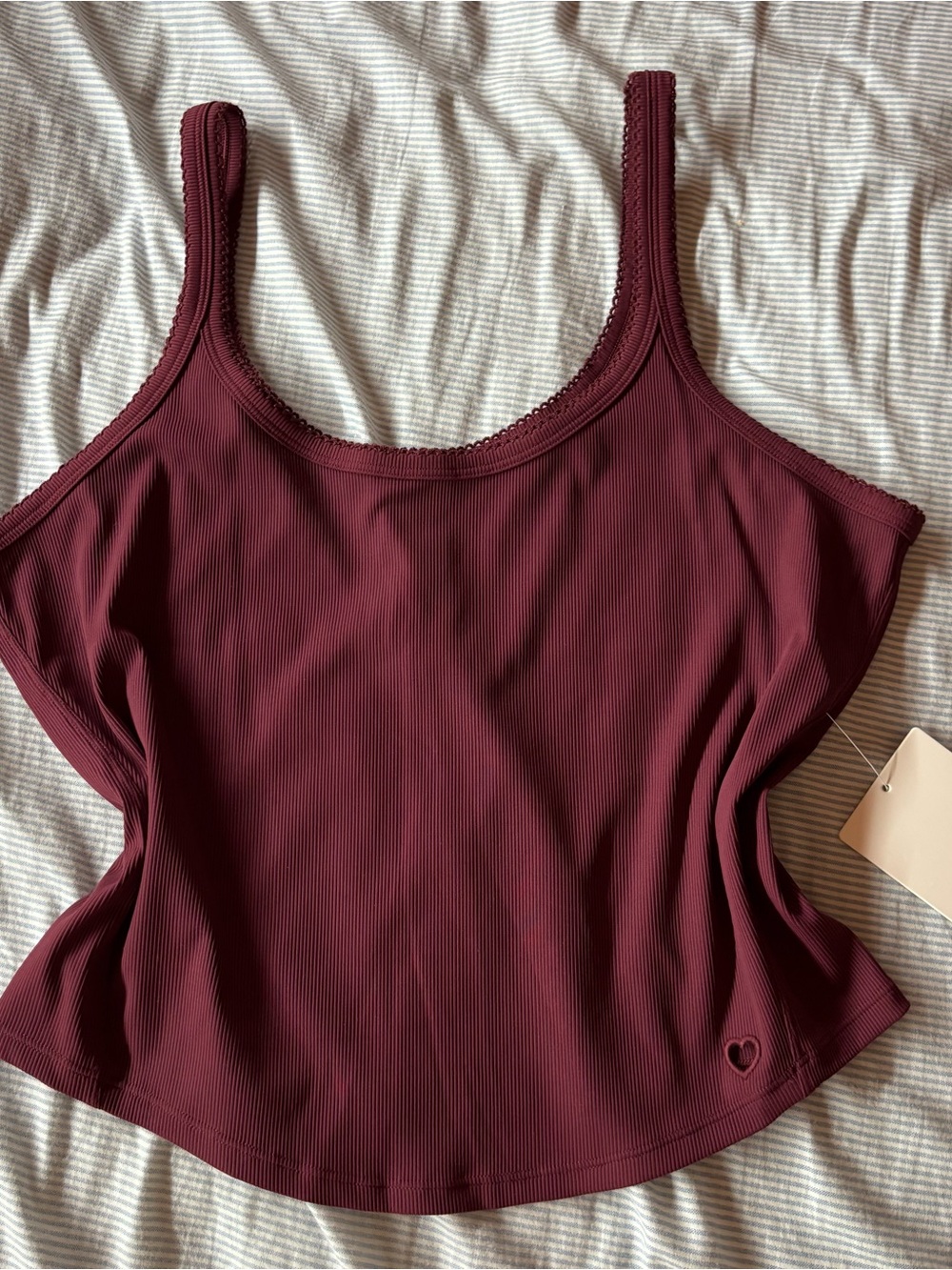 NWT Lululemon Valentines Release Burgundy Tank Top